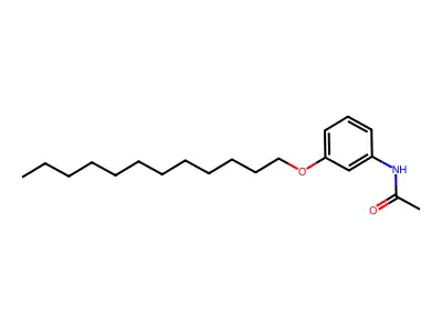 3'-(Dodecyloxy)acetanilide structure