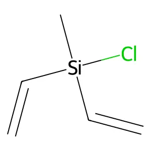 Methyldivinylchlorosilane structure