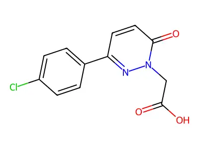 [3-(4-chlorophenyl)-6-oxopyridazin-1(6H)-yl]acetic acid structure