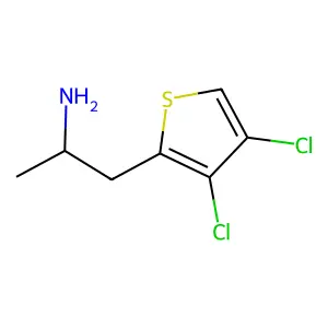 3,4-二氯-α-甲基-2-噻吩乙胺 structure