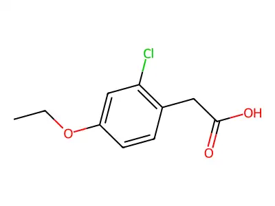 2-(2-Chloro-4-ethoxyphenyl)acetic acid structure