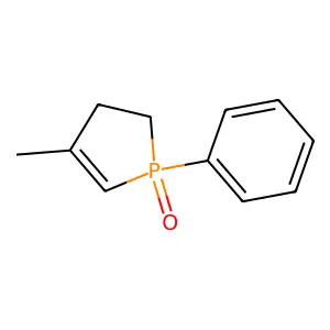 1H-Phosphole, 2,3-dihydro-4-methyl-1-phenyl-, 1-oxide structure