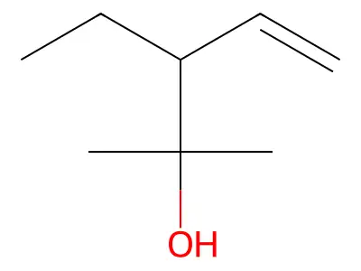 3-Ethyl-2-methyl-4-penten-2-ol structure