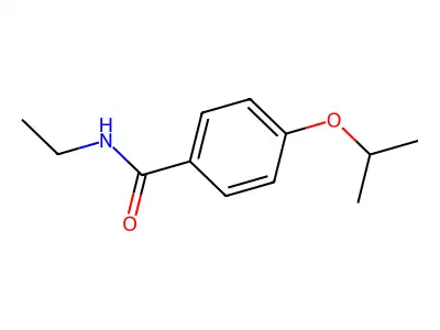 N-ethyl-4-(propan-2-yloxy)benzamide structure
