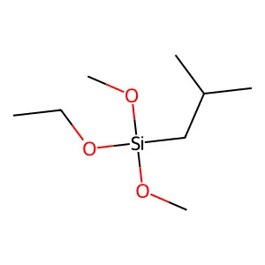 Silane, ethoxydimethoxy(2-methylpropyl)- structure