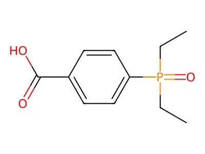 4-(Diethylphosphoryl)benzoicacid structure