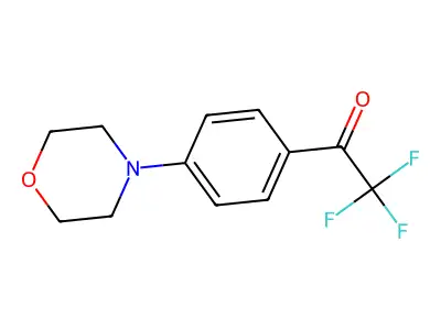 2,2,2-Trifluoro-1-[4-(morpholin-4-YL)phenyl]ethan-1-one structure