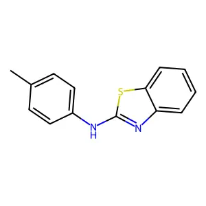 N-(4-甲基苯基)-1,3-苯并噻唑-2-胺 structure