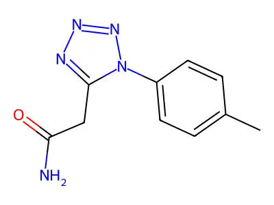 1H-Tetrazole-5-acetamide, N-(4-methylphenyl)- structure