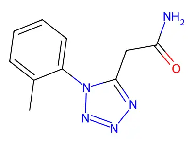 1H-Tetrazole-5-acetamide, N-(2-methylphenyl)- structure