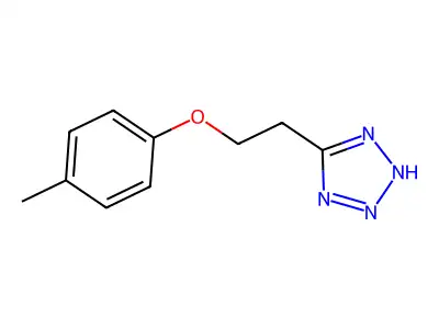 1H-Tetrazole, 5-(2-(4-methylphenoxy)ethyl)- structure