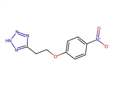 1H-Tetrazole, 5-(2-(4-nitrophenoxy)ethyl)- structure