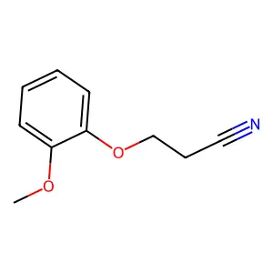 3-(2-Methoxyphenoxy)propanenitrile structure