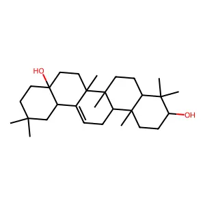 28-Norolean-12-ene-3,17-diol, (3beta)- structure