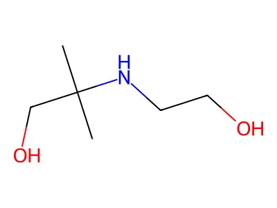 2-[(2-Hydroxyethyl)amino]-2-methylpropan-1-ol structure