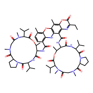 3,10-dihydroactinomycin D3-ethyloxazinone structure