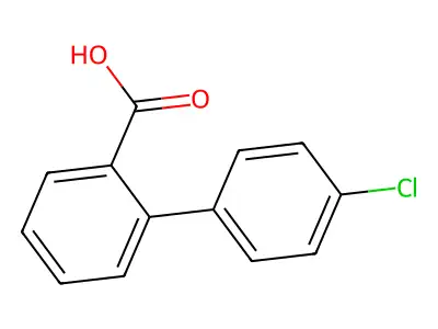 4'-Chloro-[1,1'-biphenyl]-2-carboxylic acid structure