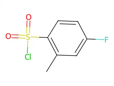 3-Fluoro-4-methylbenzene-1-sulfonyl chloride structure