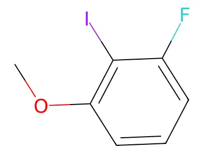 1-Fluoro-2-iodo-3-methoxybenzene structure