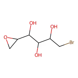 Galactitol, 1,2-anhydro-6-bromo-6-deoxy- structure