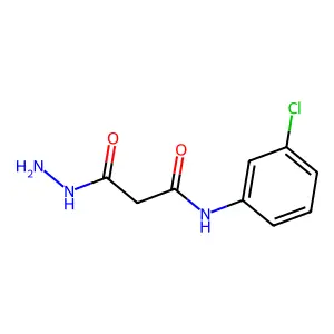 N-(3-氯苯基)-3-肼基-3-氧代丙酰胺 structure