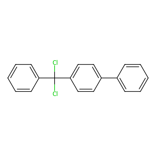1-[Dichloro(phenyl)methyl]-4-phenylbenzene structure