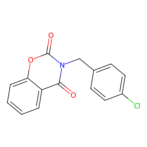 3-[(4-Chlorophenyl)methyl]-1,3-benzoxazine-2,4-dione structure