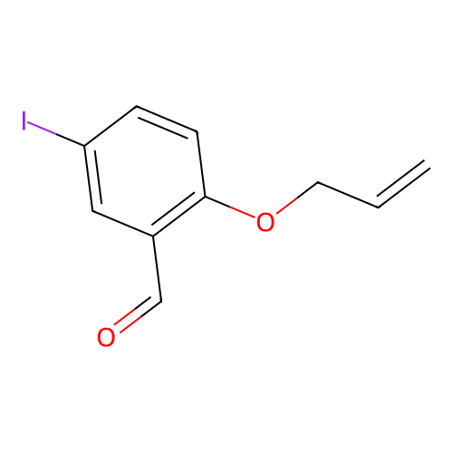2-(Allyloxy)-5-iodobenzaldehyde structure