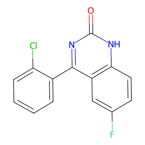 4-(2-Chloro-phenyl)-6-fluoro-1H-quinazolin-2-one structure