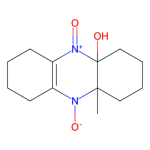 10a-Methyl-10-oxido-5-oxo-1,2,3,4,6,7,8,9-octahydrophenazin-5-ium-4a-ol structure