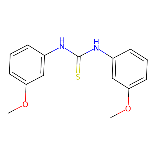 1,3-Bis(3-methoxyphenyl)thiourea structure