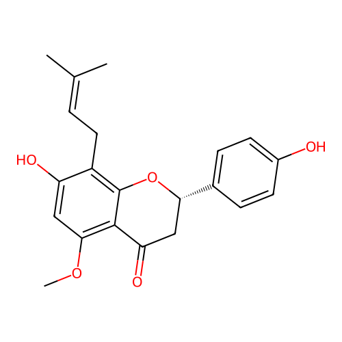 (2S)-Isoxanthohumol structure