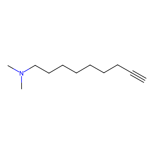 Dimethylnon-8-ynylamine structure