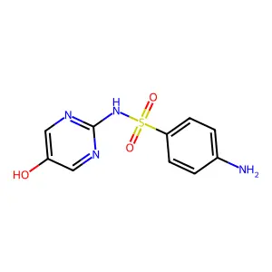 Benzenesulfonamide, 4-amino-N-(5-hydroxy-2-pyrimidinyl)- structure
