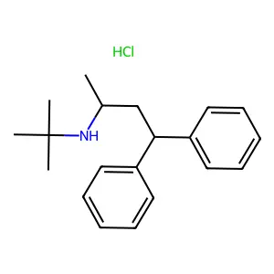 Terodiline Hydrochloride structure