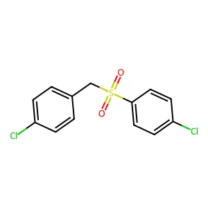 p-Chlorobenzyl-p-chlorophenyl sulfone structure