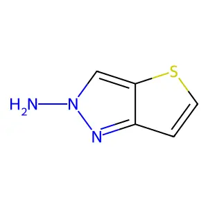 2H-thieno[3,2-c]pyrazol-2-ylamine structure