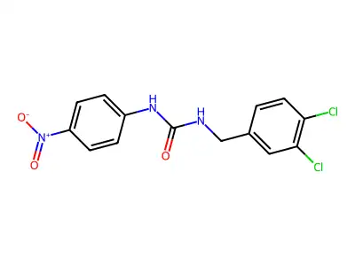 1-[(3,4-Dichlorophenyl)methyl]-3-(4-nitrophenyl)urea structure