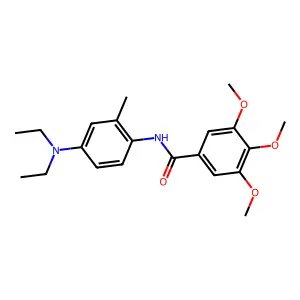 N-[4-(diethylamino)-2-methylphenyl]-3,4,5-trimethoxybenzamide structure