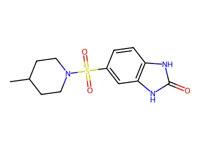 5-(4-Methylpiperidin-1-yl)sulfonyl-1,3-dihydrobenzimidazol-2-one structure