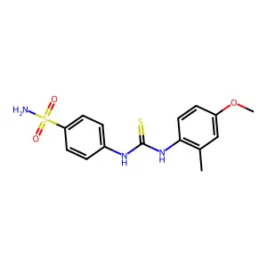 1-(4-Methoxy-2-methylphenyl)-3-(4-sulfamoylphenyl)thiourea structure