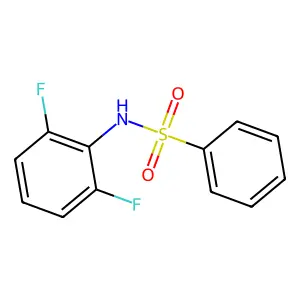N-(2,6-二氟苯基)苯磺酰胺 structure