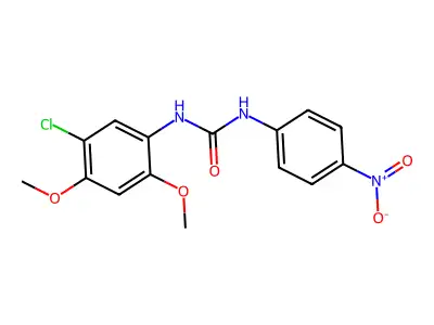 1-(5-Chloro-2,4-dimethoxyphenyl)-3-(4-nitrophenyl)urea structure