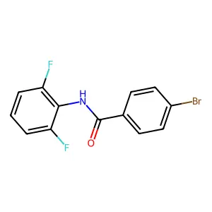 4-bromo-N-(2,6-difluorophenyl)benzamide structure