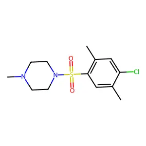1-(4-Chloro-2,5-dimethylphenyl)sulfonyl-4-methylpiperazine structure