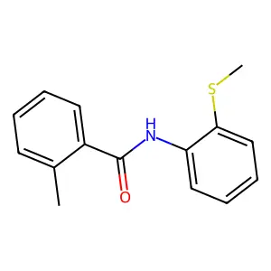 2-methyl-N-(2-methylsulfanylphenyl)benzamide structure