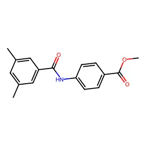 Methyl 4-[(3,5-dimethylbenzoyl)amino]benzoate structure