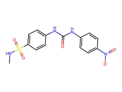1-[4-(Methylsulfamoyl)phenyl]-3-(4-nitrophenyl)urea structure