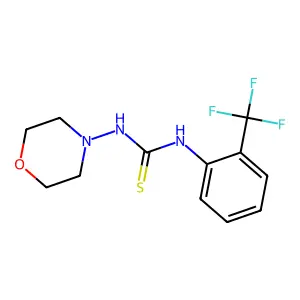 1-Morpholin-4-yl-3-[2-(trifluoromethyl)phenyl]thiourea structure