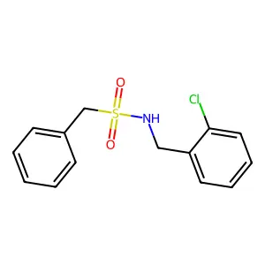 N-[(2-chlorophenyl)methyl]-1-phenylmethanesulfonamide structure